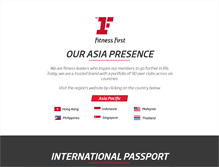 Tablet Screenshot of fitnessfirst.com
