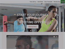 Tablet Screenshot of fitnessfirst.net.in